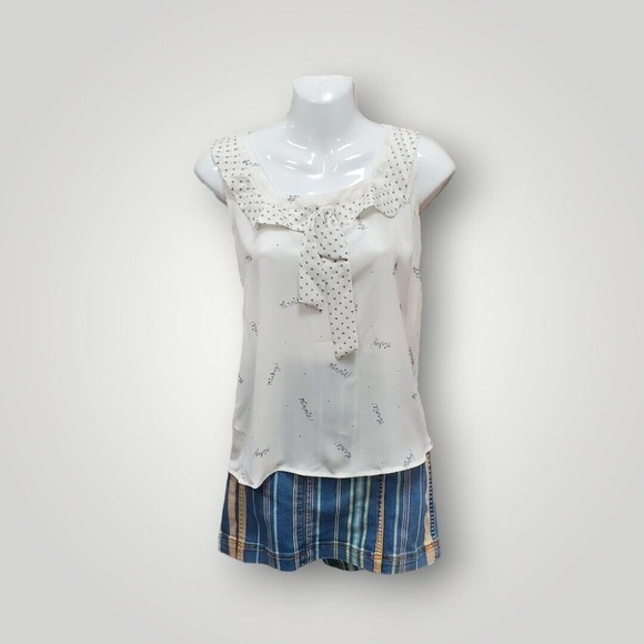 LC Lauren Conrad Minnie Rocks the Dots Women's Print Tank Top Size XS - Picture 1 of 7